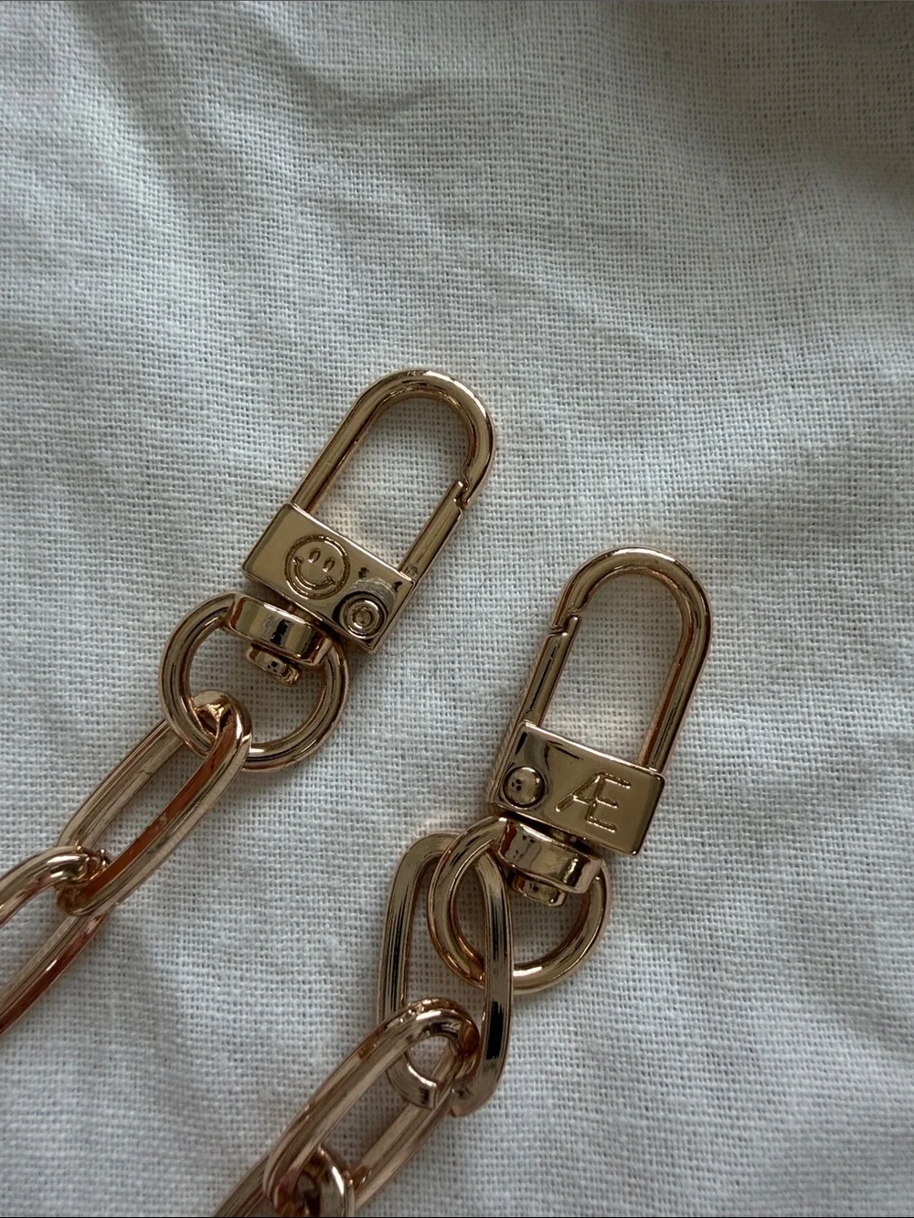 Paperclip Gold Chain Phone Strap - Womens Accessories Phone Case Accessory